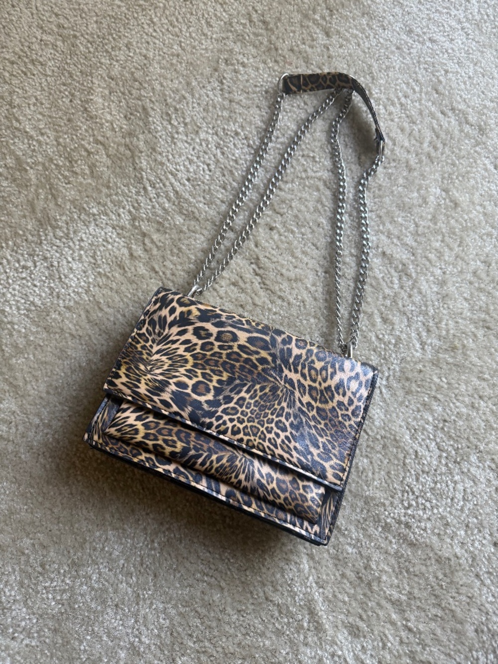 Leopard print handbag